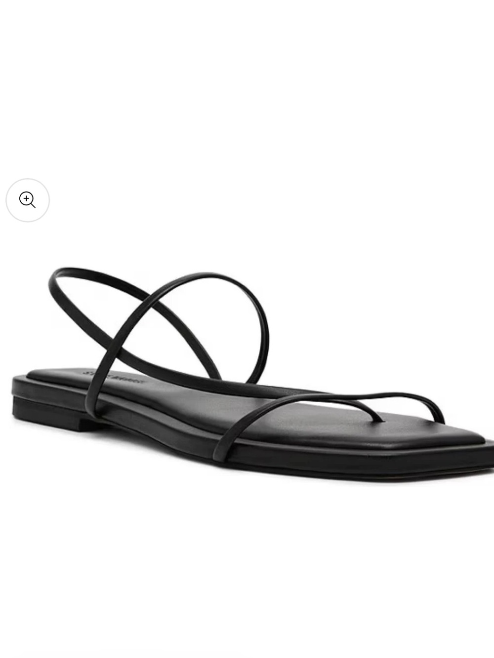 Steve Madden Black Lynley Sandal